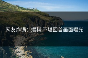 网友炸锅：爆料 不堪回首画面曝光